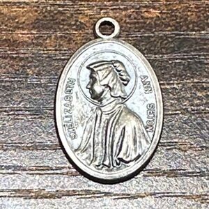 St Elizabeth Ann Seton Medal Italy Pendant